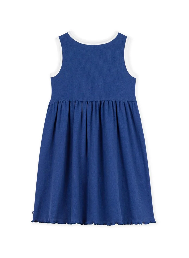 بيتي باتو Children's sleeveless plain cotton dress